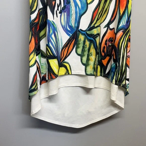 Michael Tyler Women’s Multicolor Floral Sleeveless Top - M - Picture 5 of 6